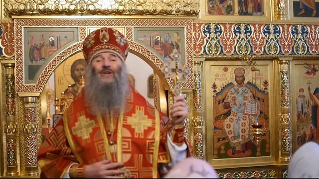 Проповедь митрополита Иоанна. Храму преподобного Серафима Саровского в Дубках 10 лет смотреть онлайн