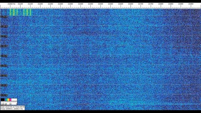 VLF Activity 21-22 kHz [220619] смотреть онлайн