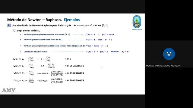 MÉTODOS NUMÉRICOS : Método de Newton - R смотреть онлайн