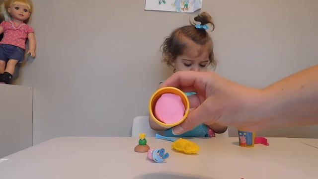 Learn colors with Peppa Pig Mold N Play 3D Figure Maker and Princess Peppa Collectible Figure смотреть онлайн