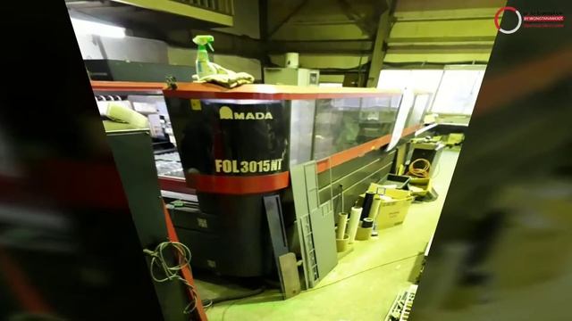 เครื่องตัดเลเซอร์ Amada Laser Cutting FOL-3015 NT Year 2005 смотреть онлайн