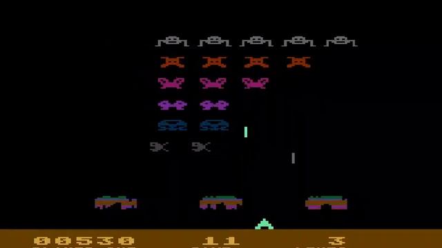 5200 EMU Space Invaders Games 10 (2503) and 11 (7158) смотреть онлайн