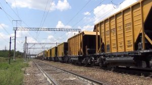 ВЛ60К-2358 с грузовым поездом