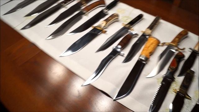 BOWIE KNIFE Collection Custom Knives Jagd Messer Sammlung Replicas big huge vintage old alt antique смотреть онлайн