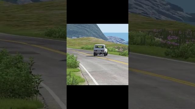 VAZ Niva vs Massive Speed Bump and Accident - BeamNG.Drive смотреть онлайн