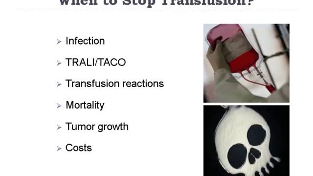 Transfusion management (London 2012)