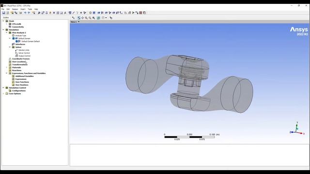 Valve pressure vs flow analysis in Ansys CFD смотреть онлайн