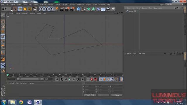 Cinema 4D Tutorials - #10.Understanding Splines (Basics of Splines) (Beginner) смотреть онлайн