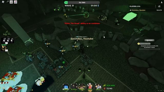 Skeletons with Healing Roblox Tower Defense Simulator смотреть онлайн