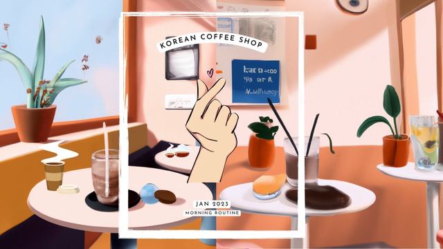 BGM Korean Coffee Shop Morning Routine Music - Chill & Relax, Host смотреть онлайн