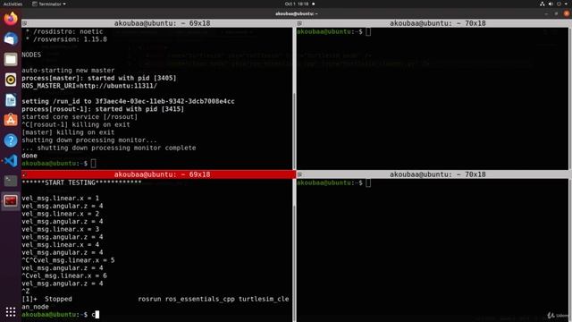 10.17. Running Multiple Nodes with a Launch File смотреть онлайн