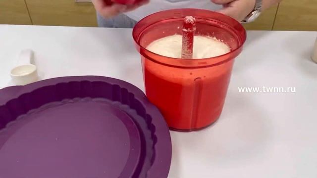 Творожный торт с малиной. Силиконовая форма для открытого пирога Tupperware смотреть онлайн