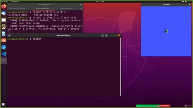 6.13. Demo Starting Turtlesim and checking information about the nodes and topics смотреть онлайн