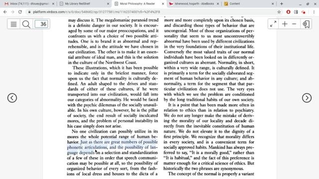 PHIL 154: Ruth Benedict on Normality and Morality смотреть онлайн