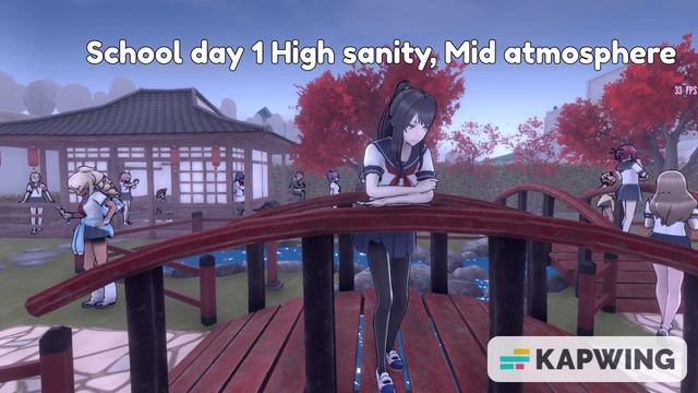 School day 1 High sanity, Mid atmosphere 【Yandere Simulator】 смотреть онлайн