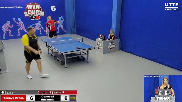 16:30 Тридух Игорь 3-2 Соловей Виталий cтол 5 ЮГ-3 01.09.21 смотреть онлайн