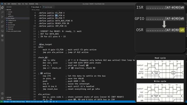 Raspberry Pi Pico talks to Intel 80188 as I/O device смотреть онлайн