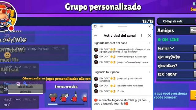 🔴🥉🗣️Jugando stumble guys con subs y jugando tour 4v4🗣️🥉🔴 смотреть онлайн