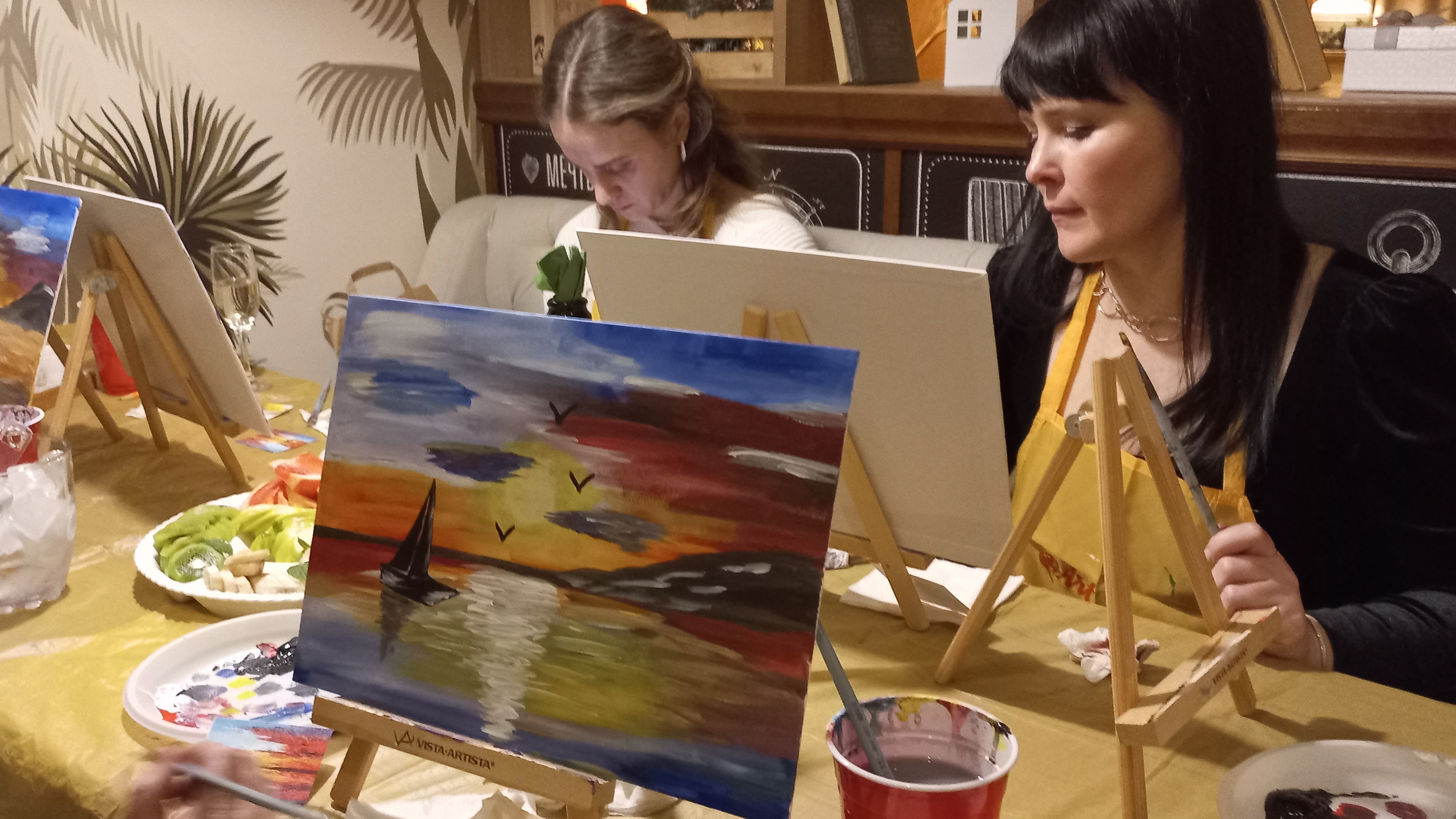 Мастер-класс рисованию на холсте смотреть онлайн