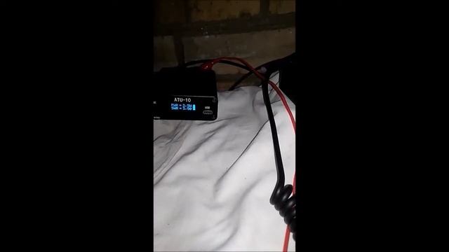 Испытания тюнера ATU-10 подоконник в качестве антенны/window Sill Instead Of Antenna + Tuner ATU-10
