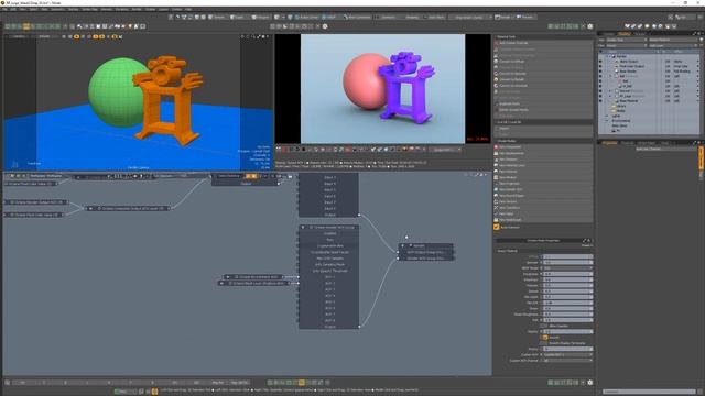Modo _ Octane Render_ Composite Output AOV Layer Mask смотреть онлайн