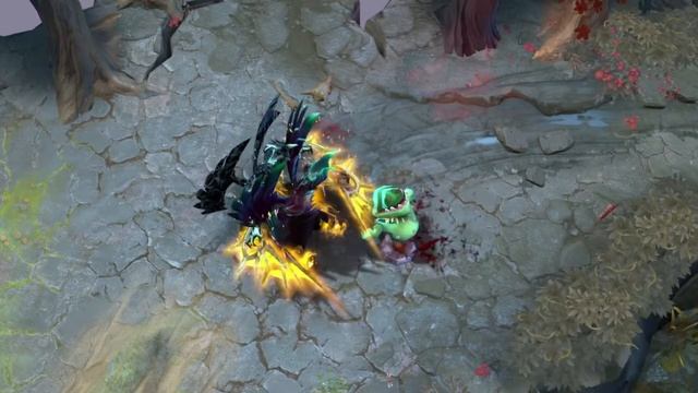 Dota2 Arcana Terrorblade Explosive Burst Gem смотреть онлайн