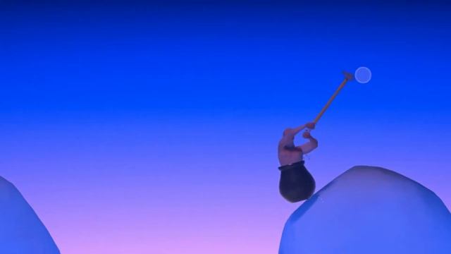 Getting Over It - How to pass the snowballs смотреть онлайн