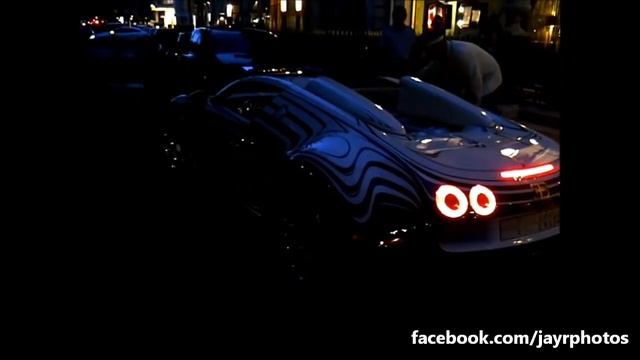 Bugatti Veyron L'Or Blanc parking. смотреть онлайн