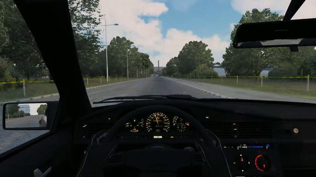 Mercedes 190 E Evolution - UŠĆE (Belgrade, Serbia) / Assetto Corsa. смотреть онлайн