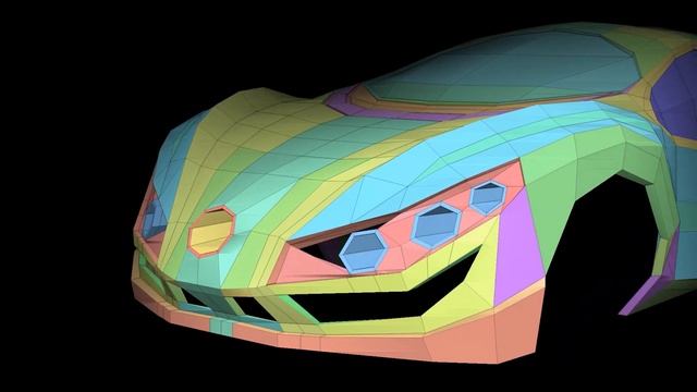 ZBrush 4r7 Zmodeler 3d modeling Car смотреть онлайн