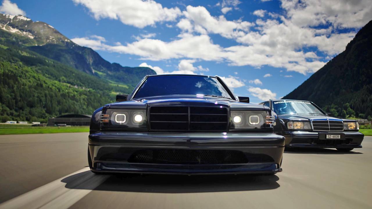 Рестомод HWA EVO ставший современной интерпретацией легендарного Mercedes-Benz 190 E 2.5-16 Evo II смотреть онлайн