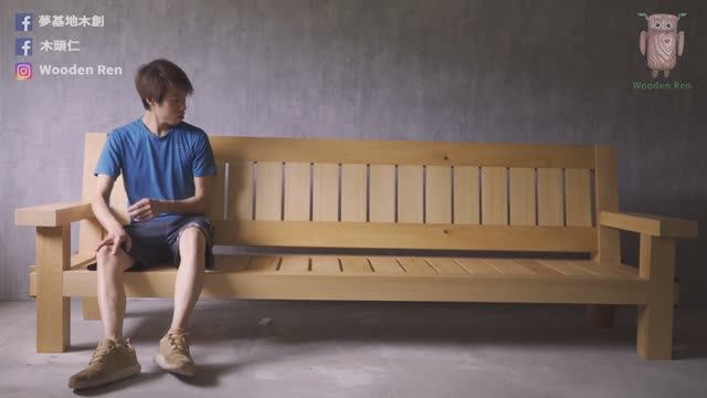 Как сделать диван из массива дерева своими руками. Вечная мебель.