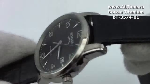 Обзор. Мужские наручные часы Boccia Titanium BT-3574-01 смотреть онлайн