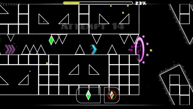 Делаю КОСМОС легче😎 Geometry Dash смотреть онлайн