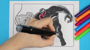 Spider-man VS Venom Coloring Pages , Drawing And Coloring Avengers