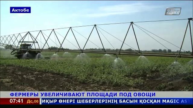 Актюбинские фермеры увеличивают площади под посадку овощей смотреть онлайн