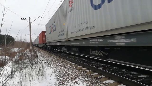 "Грузин" ВЛ10У-180 с грузовым.... смотреть онлайн