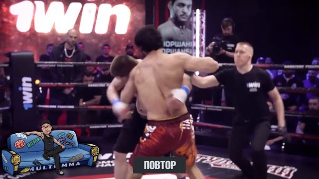 Чоршанбе vs Солонин. Обзор боя на Hardcore. Запрещённые удары - отняли победу смотреть онлайн