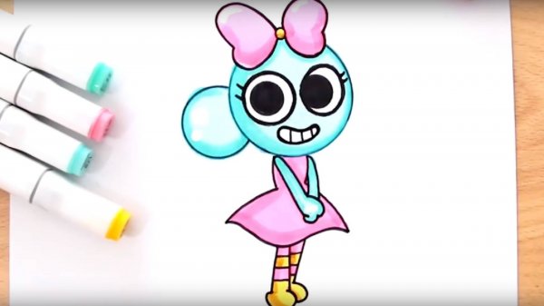 Научитесь рисовать POPPY из Dandy's World | Как нарисовать Poppy (Dandy's World)