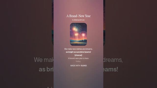 A Brand New Year 2 #music #newyearsongforkids #newyear #lyrics #happynewyearlyrics #suno смотреть онлайн