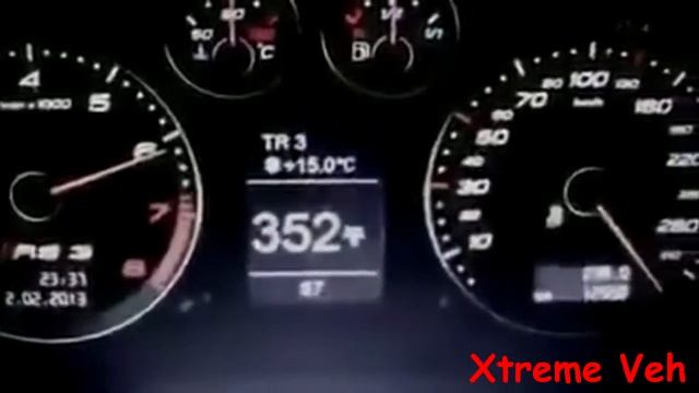 AUDI RS3 750HP / Acceleration 0-365 km/h смотреть онлайн