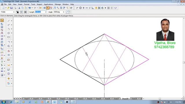 Example 28 on Isometric Projections смотреть онлайн