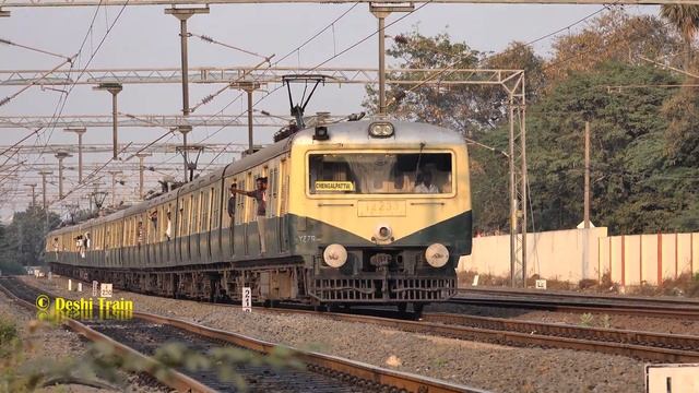 Chennai Beach To Chengalpattu EMU Train || Southern Railway Of Indian Railways