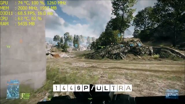 RX 470 | Battlefield 3 (Multiplayer) | 1080p | 1440p | 4K | Medium/Ultra смотреть онлайн