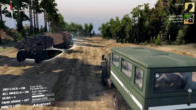 SpinTires Ural 375 Update 3 смотреть онлайн