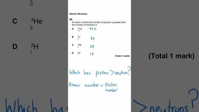 Atomic Structure | MCQ 6 смотреть онлайн