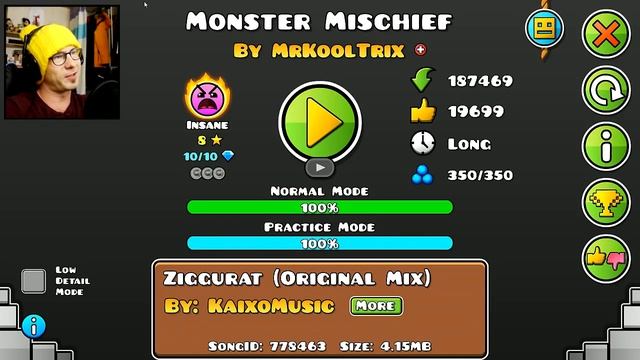 BEST GAUNTLET YET ~ Geometry Dash 2.11 MONSTER GAUNTLET All Levels COMPLETE смотреть онлайн