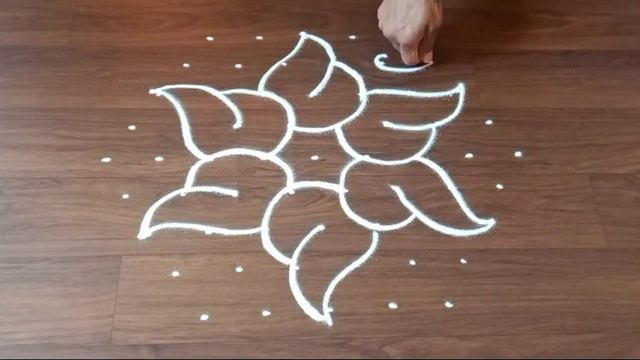 New Shell 👌 Dot Rangoli # 4 смотреть онлайн