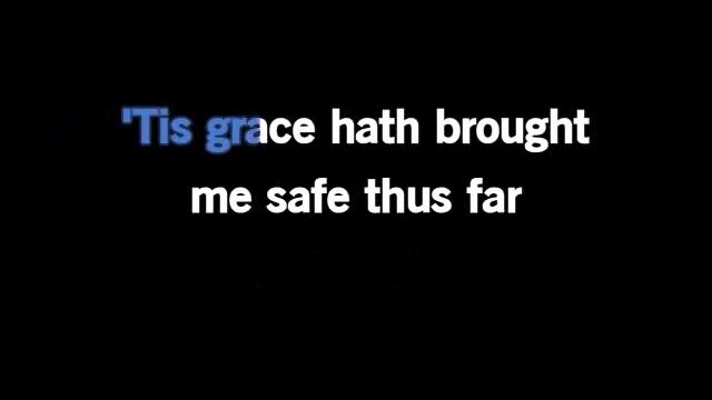Amazing Grace Karaoke Instrumental With Lyrics In C
