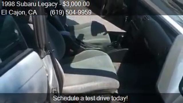 1998 Subaru Legacy L AWD 4dr Wagon for sale in El Cajon, CA смотреть онлайн